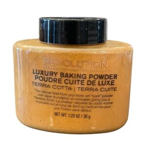 Makeup Revolution London Luxury Loose‎ Baking Powder New Sealed TERRA COTTA